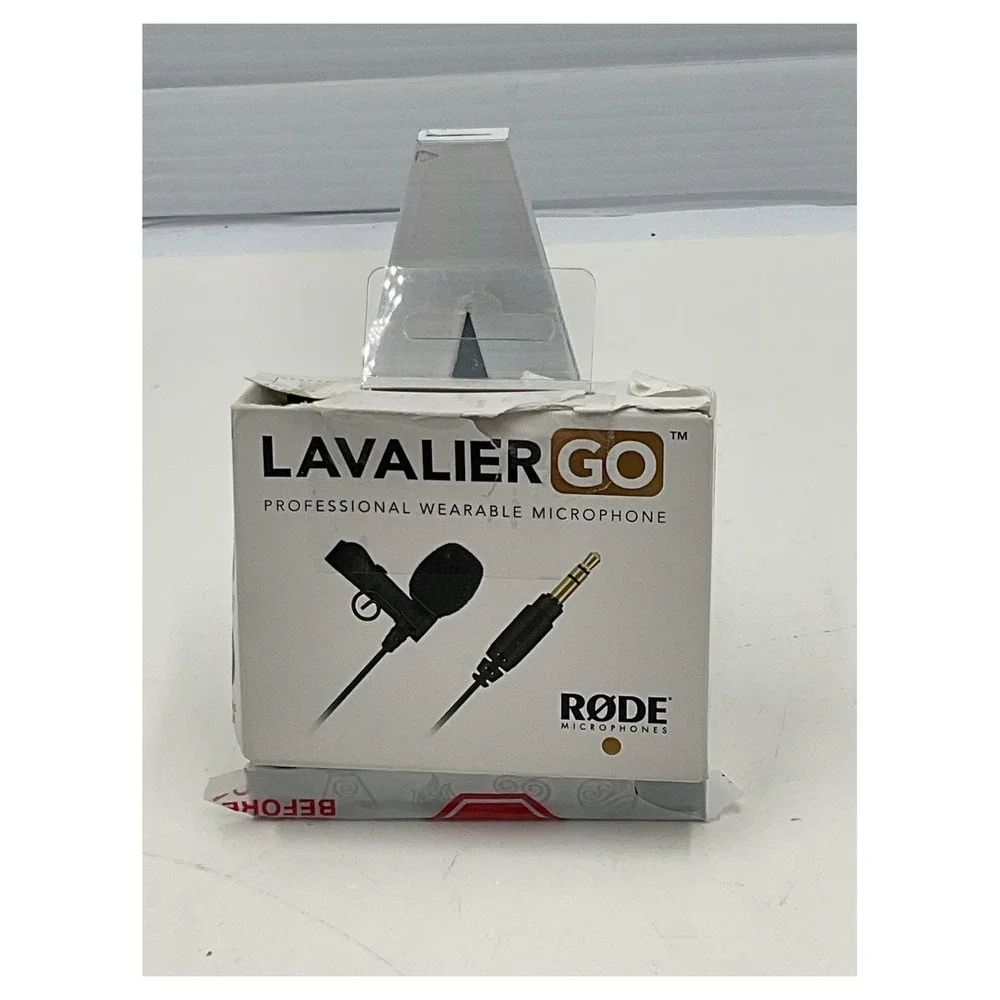 RØDE Lavalier GO Professional Wearable Microphone 3.5mm TRS - New Open Box